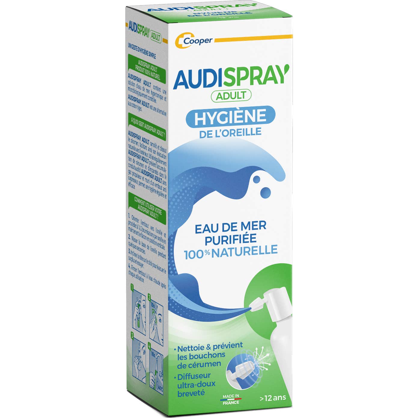 Audispray Adult Hygiène De L'Oreille 50ml