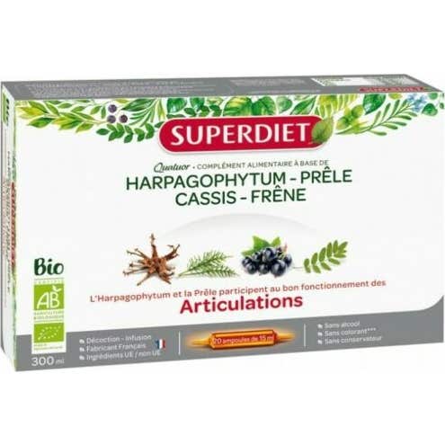 Super Diet Quatuor Articulations Bio 20 Ampoules