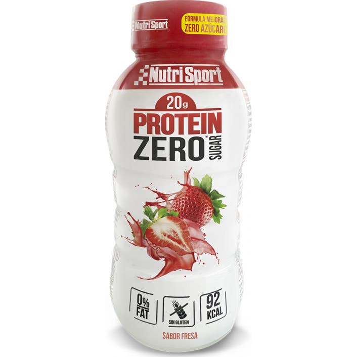 NutriSport Protein Zero Sugar Fraise Shake 330 ml