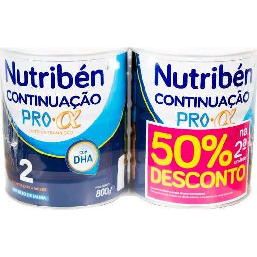 Nutribén Continuação Pro-Alfa Leite Transição 2x800g