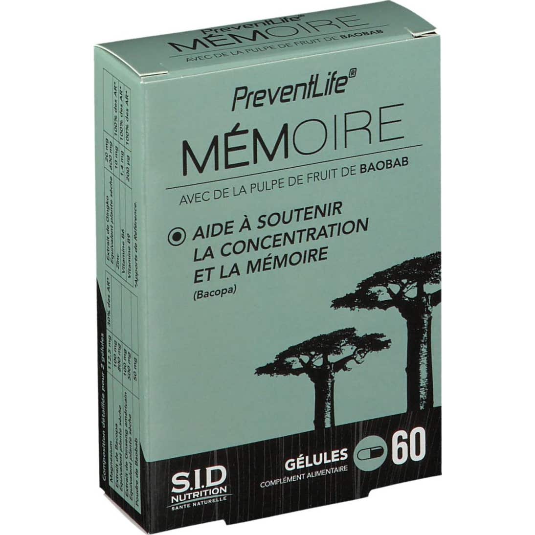Sidn Preventlife Memoire Gelul 60