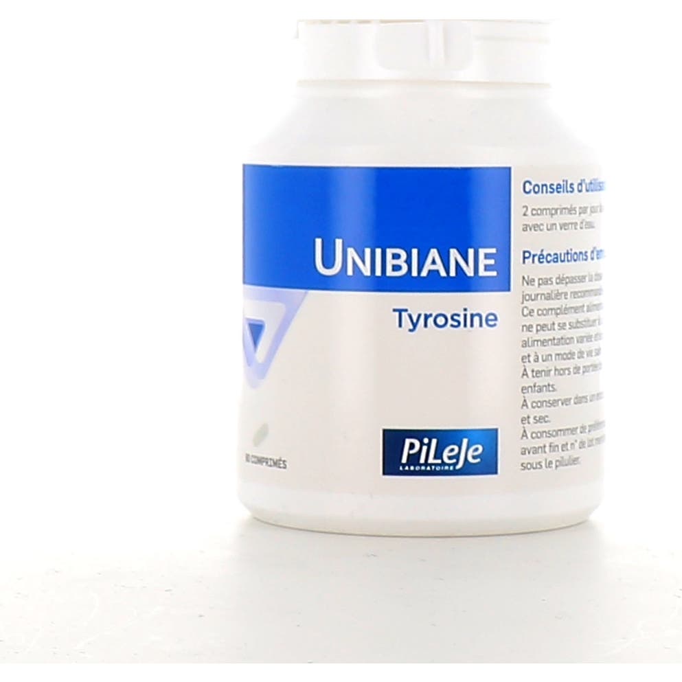 Pileje Unibiane Tyrosine 60 Comprimés