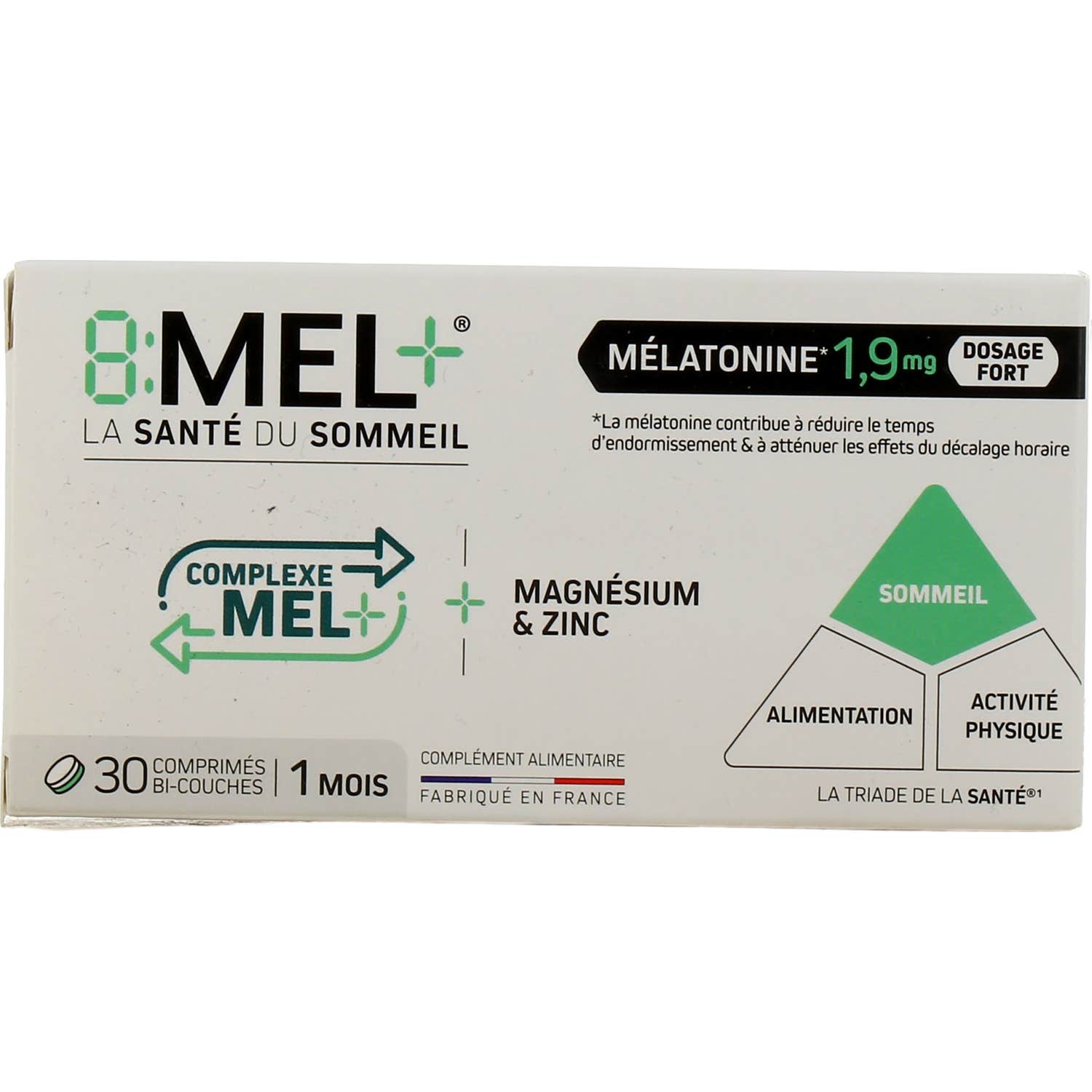 8:MEL+ Mélatonine 1mg 30comp