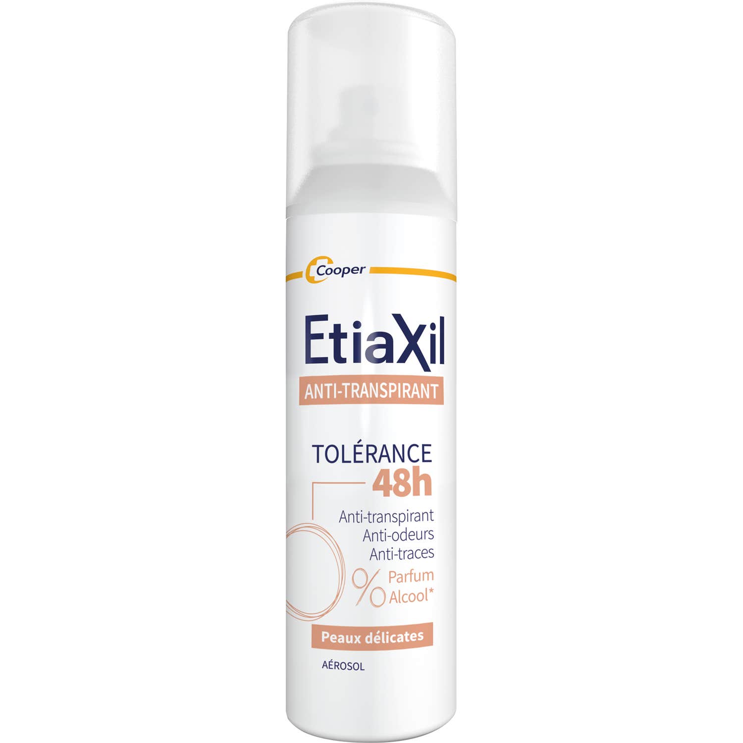 Etiaxil Anti-Transpirant Tolérance 48h Peaux Délicates Aérosol 150ml