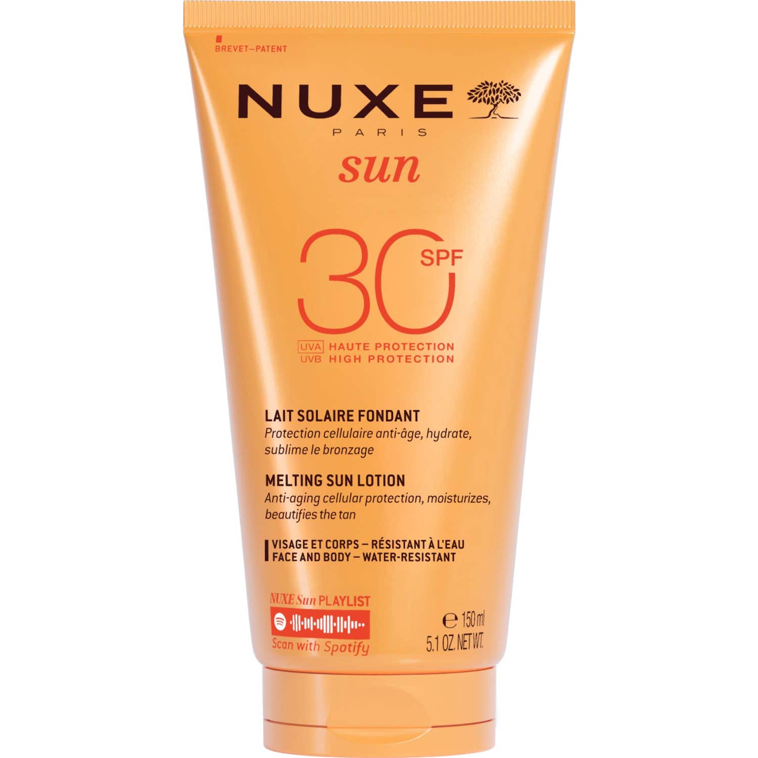 Nuxe Sun Lait Délicieux Visage & Corps SPF30 150ml