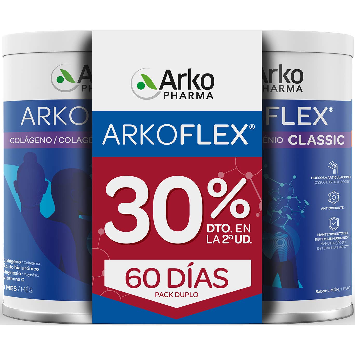 Arkopharma Arkoflex Collagène Arôme Citron 2x360g