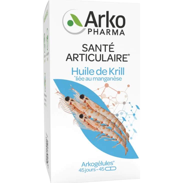 Arkopharma Arkogélules Huile de Krill et Manganèse 45 gélules
