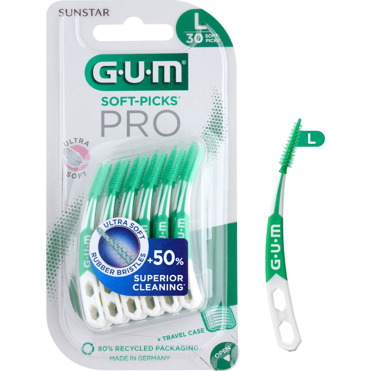 GUM Soft-Picks Pro Large 30 Unités