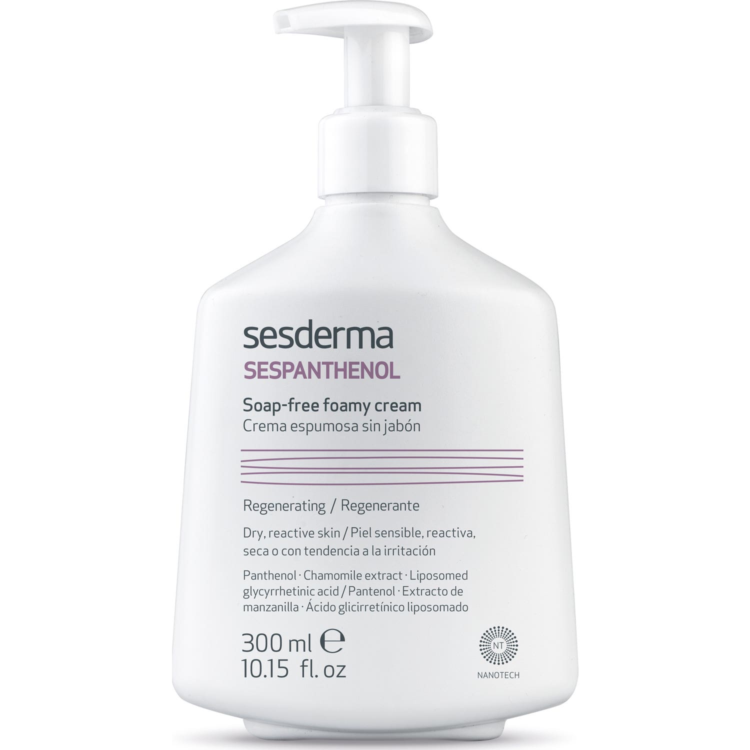 Sesderma Crème de mousse au séspanthénol 300 ml.