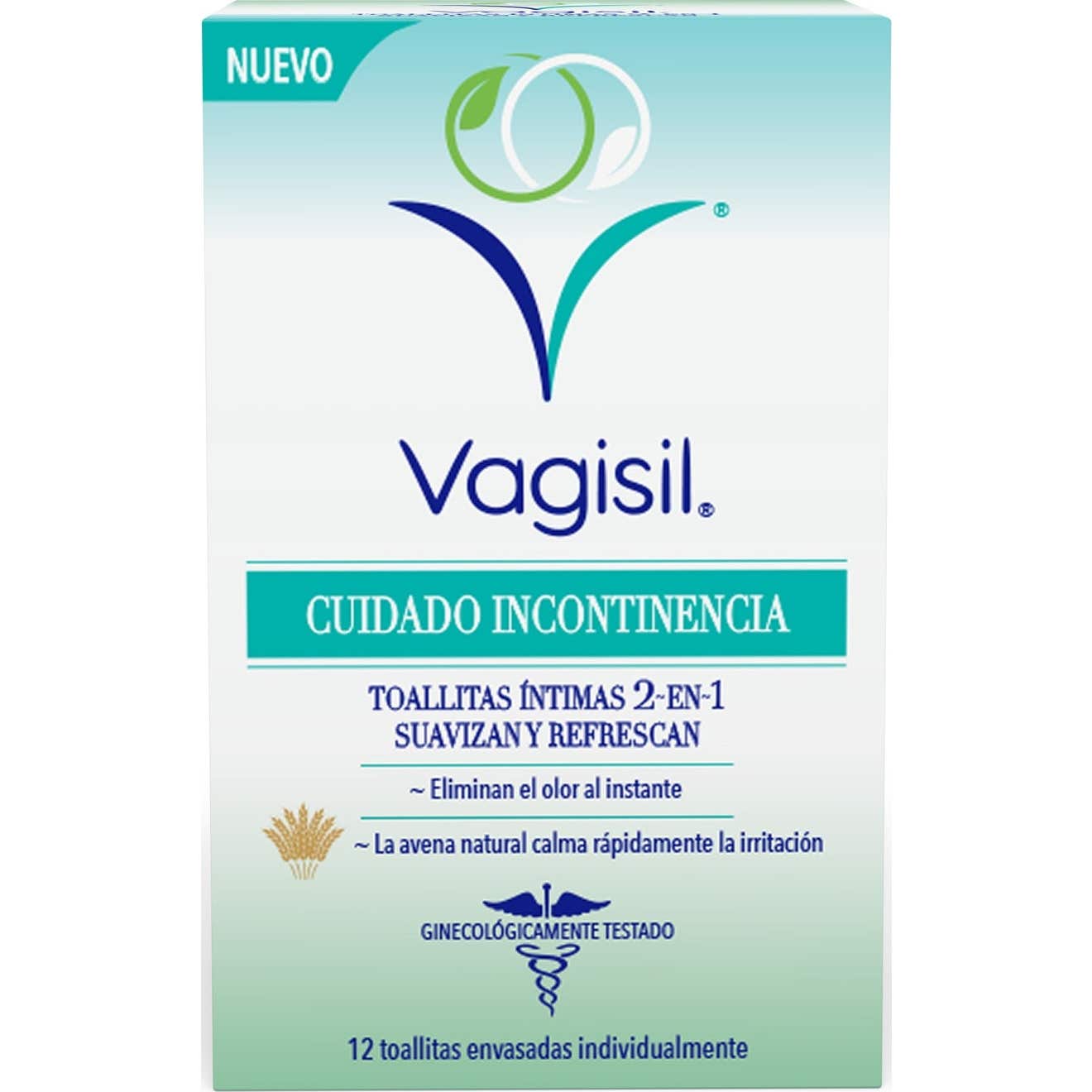 Vagisil Incontinence Lingettes 12uts
