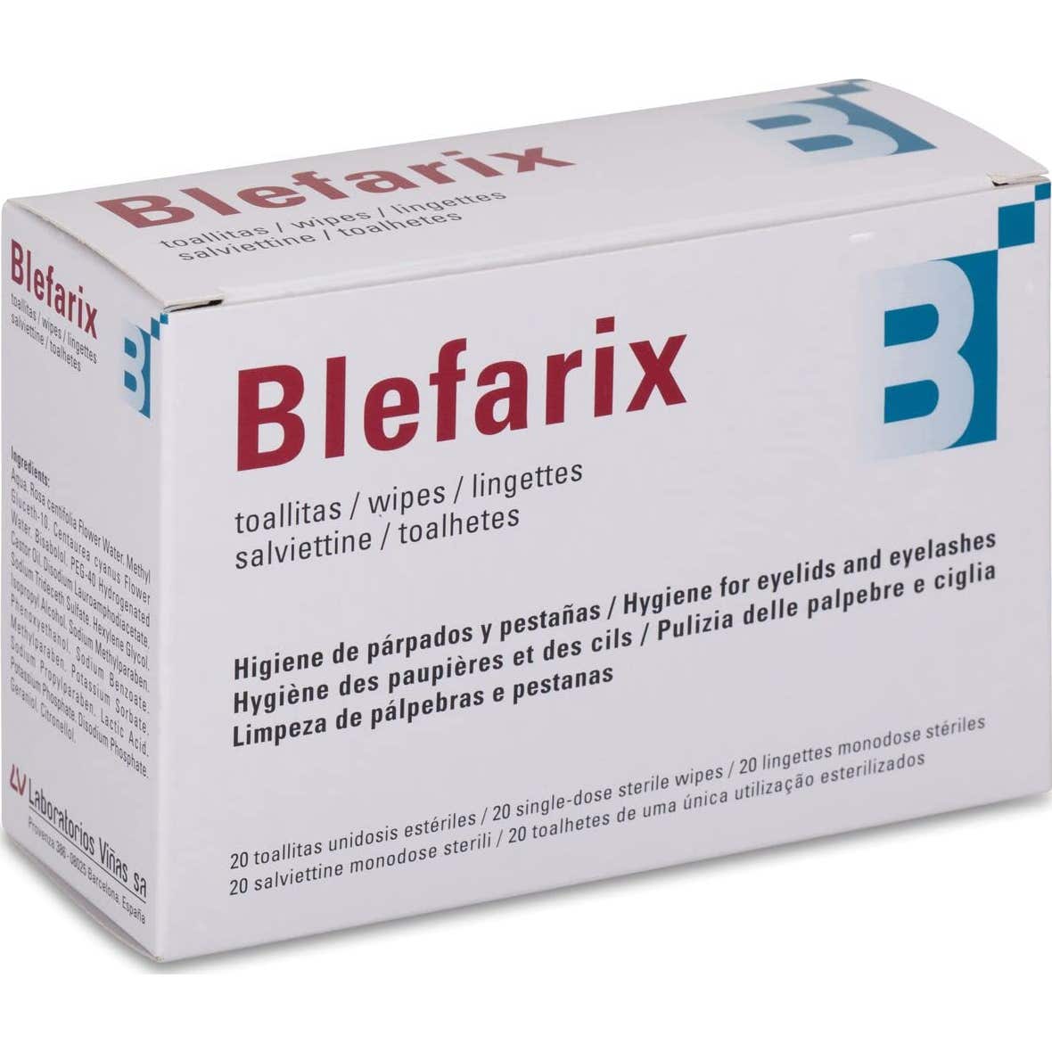 Blefarix lingettes 20uds