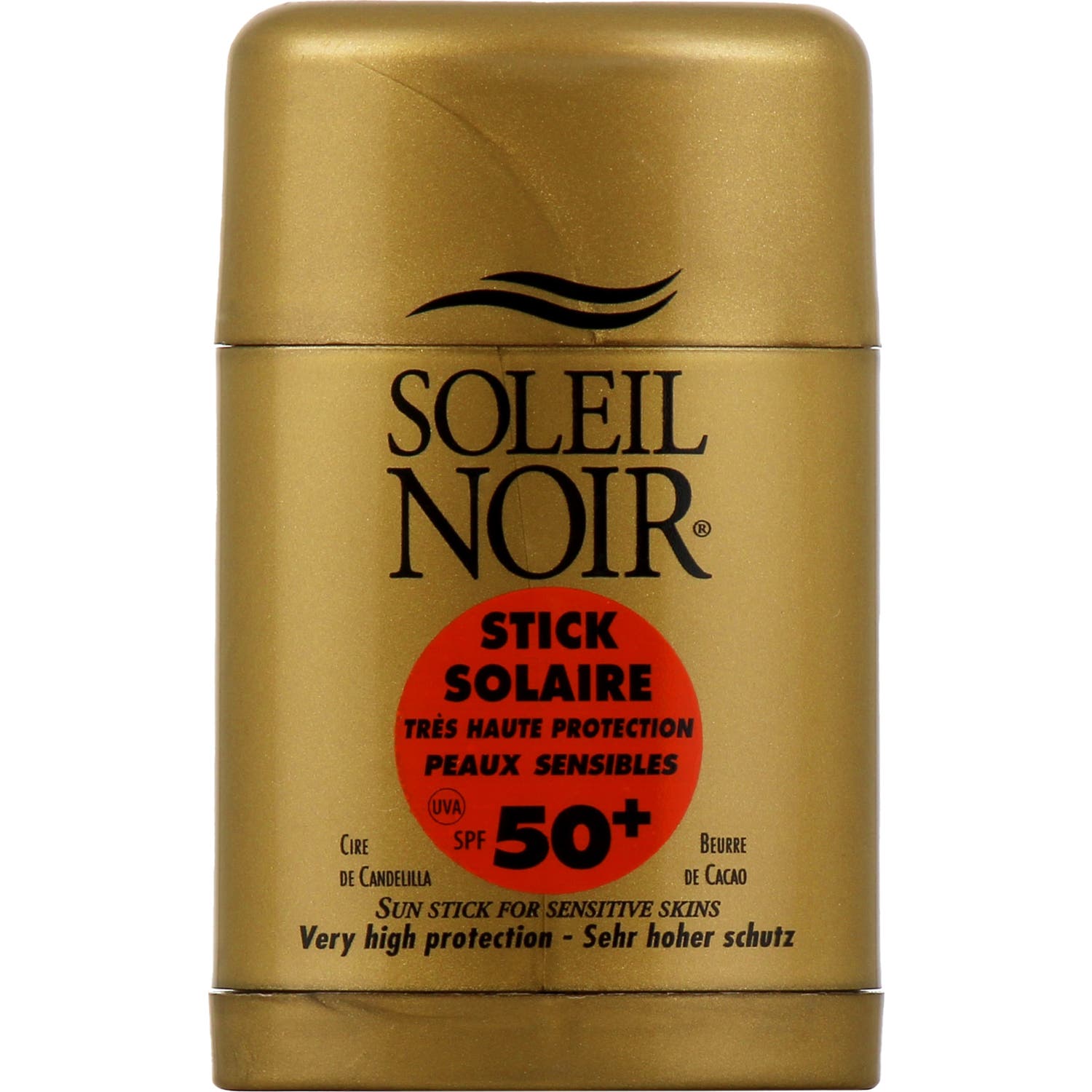 Soleil Noir - Stick Solaire Peaux Sensibles - Spf 50+, TrèS Haute Protection Solaire - Nourrit, Hydrate, ProtèGe Visage Et Corps - Fabrication FrançAise - 10G-image