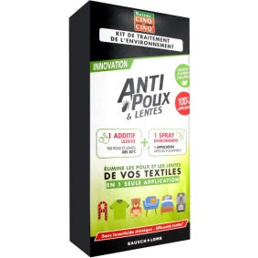 Cinq sur cinq Natura Anti Poux et Lentes Kit de Traitement de l'Environnement