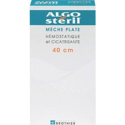 Algostéril Mèche Plate 40cm 16 Compresses