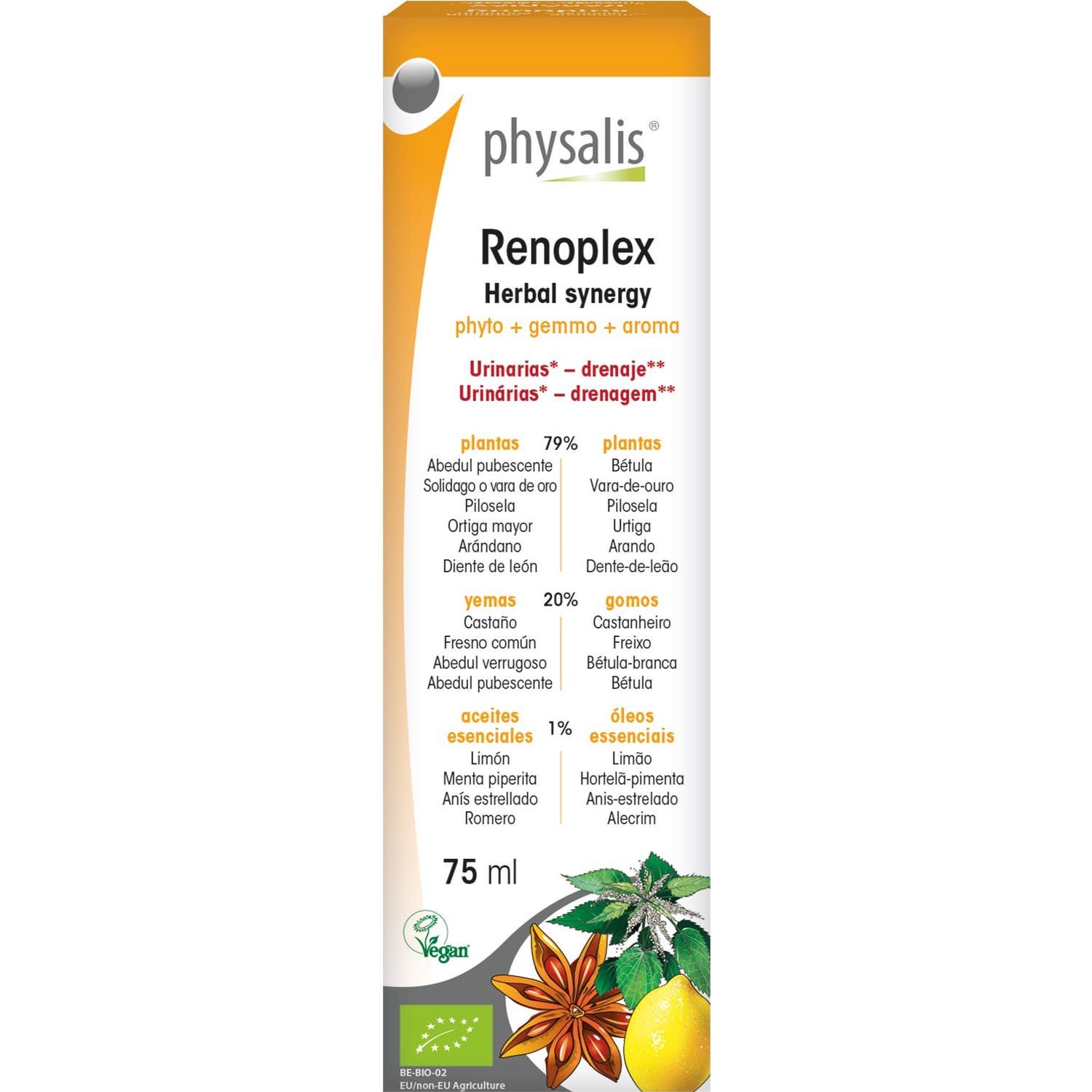 Physalis Renoplex Extract Bio 75ml
