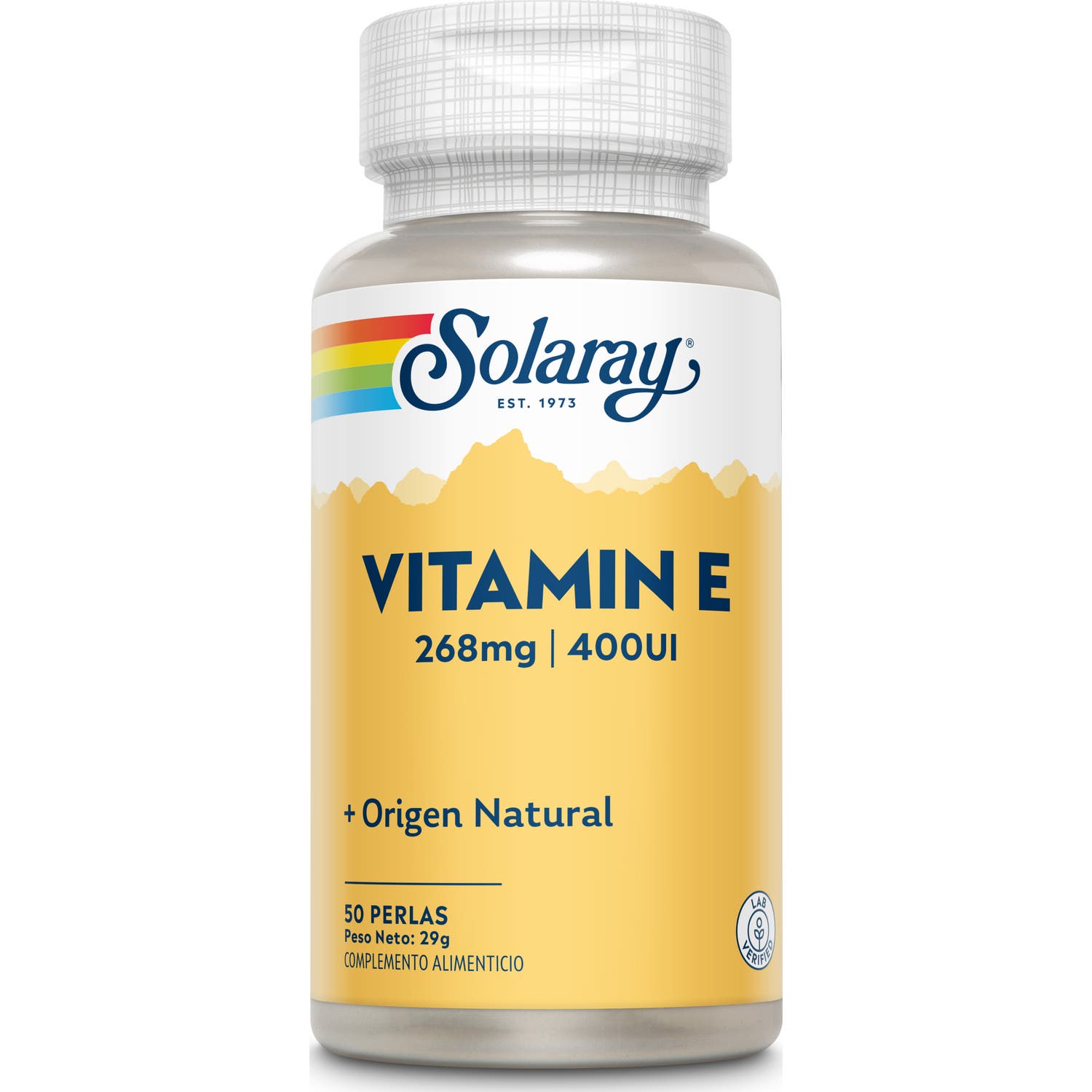 Solaray Vitamine E 400IU 50 Perles