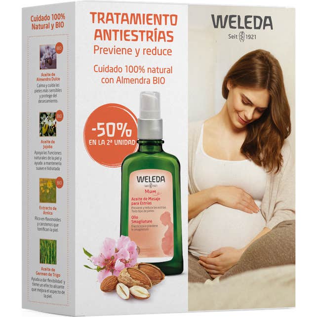 Weleda Huile de Massage Vergetures 100ml lot de 2