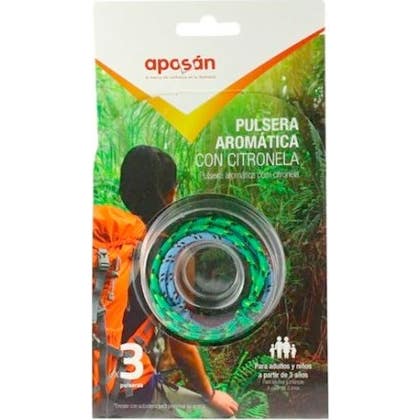 Aposan - Bracelet cordon aromatique à la citronnelle