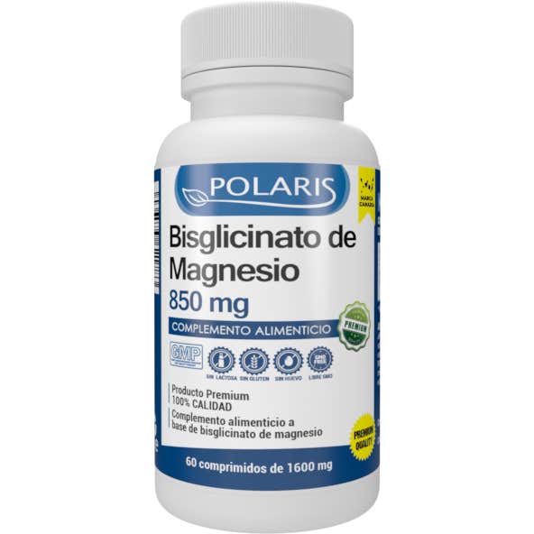 Polaris Bisglycinate Magnésium 850mg 60comp