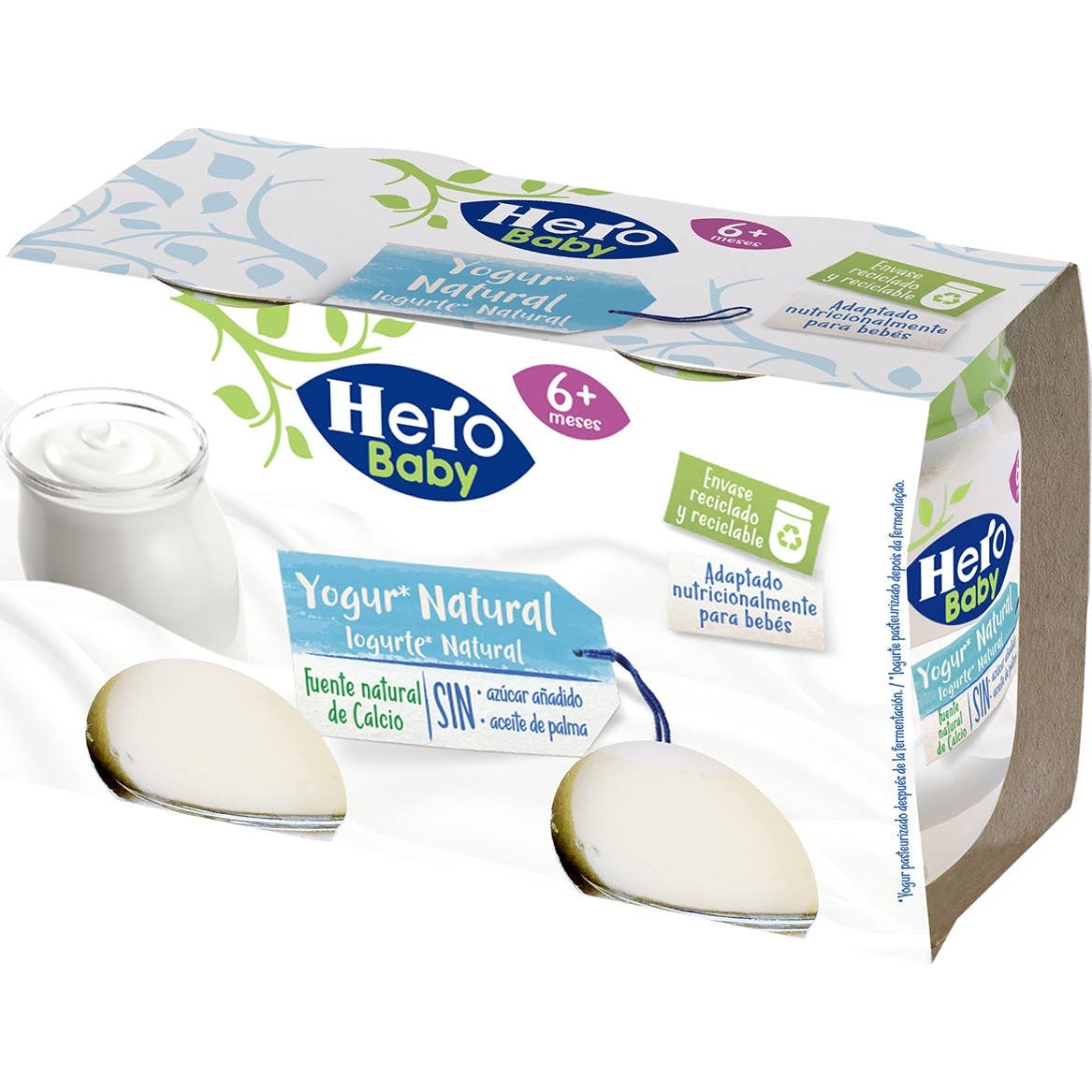 Hero Baby Yaourt Naturel 2x120g