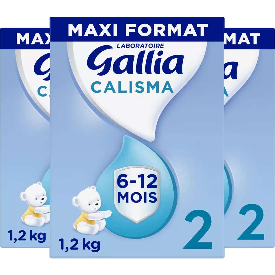 Gallia Calisma Pack Lait en Poudre 2 6-12M 3x1.2 kg