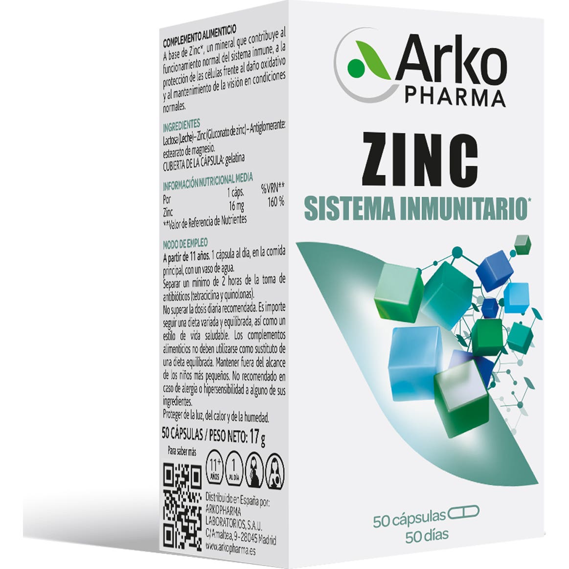 Arkovital Zinc 50caps