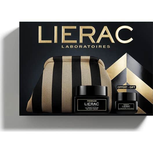 Lierac Coffret Premium La Crème Soyeuse 50ml + La Crème Regard 20ml + Trousse
