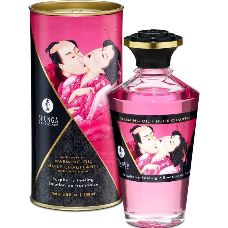 Shunga Huile Aphro Framboise 100ml