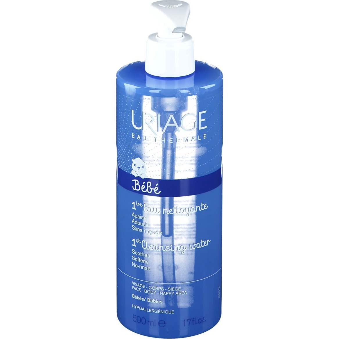Uriage Bébé 1Ère Eau Nettoyante Sans Rinçage 500ml