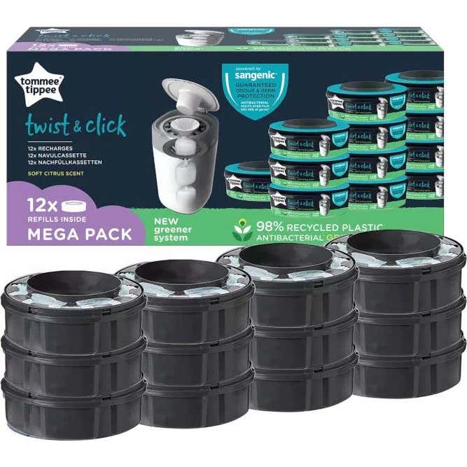 Tommee Tippee Twist Pièces De Rechange Sangenic Tec Set Taille 12