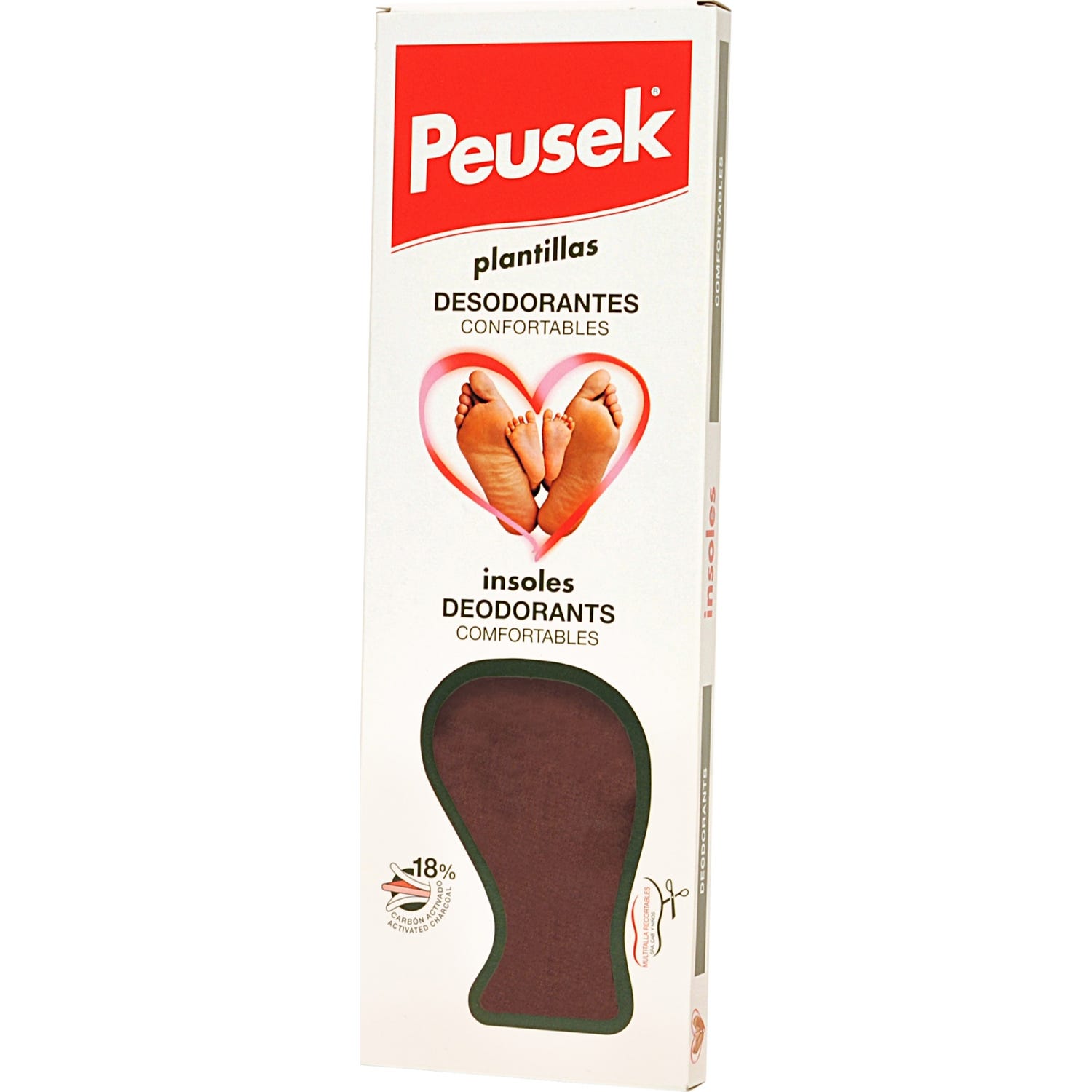 Peusek Templates charbon actif 18% 18% 2 Unités