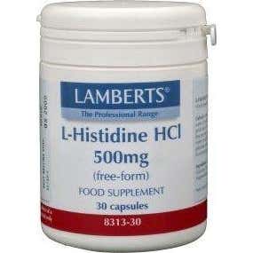 Lamberts L-Histidine 500Mg 30Caps - Image 3