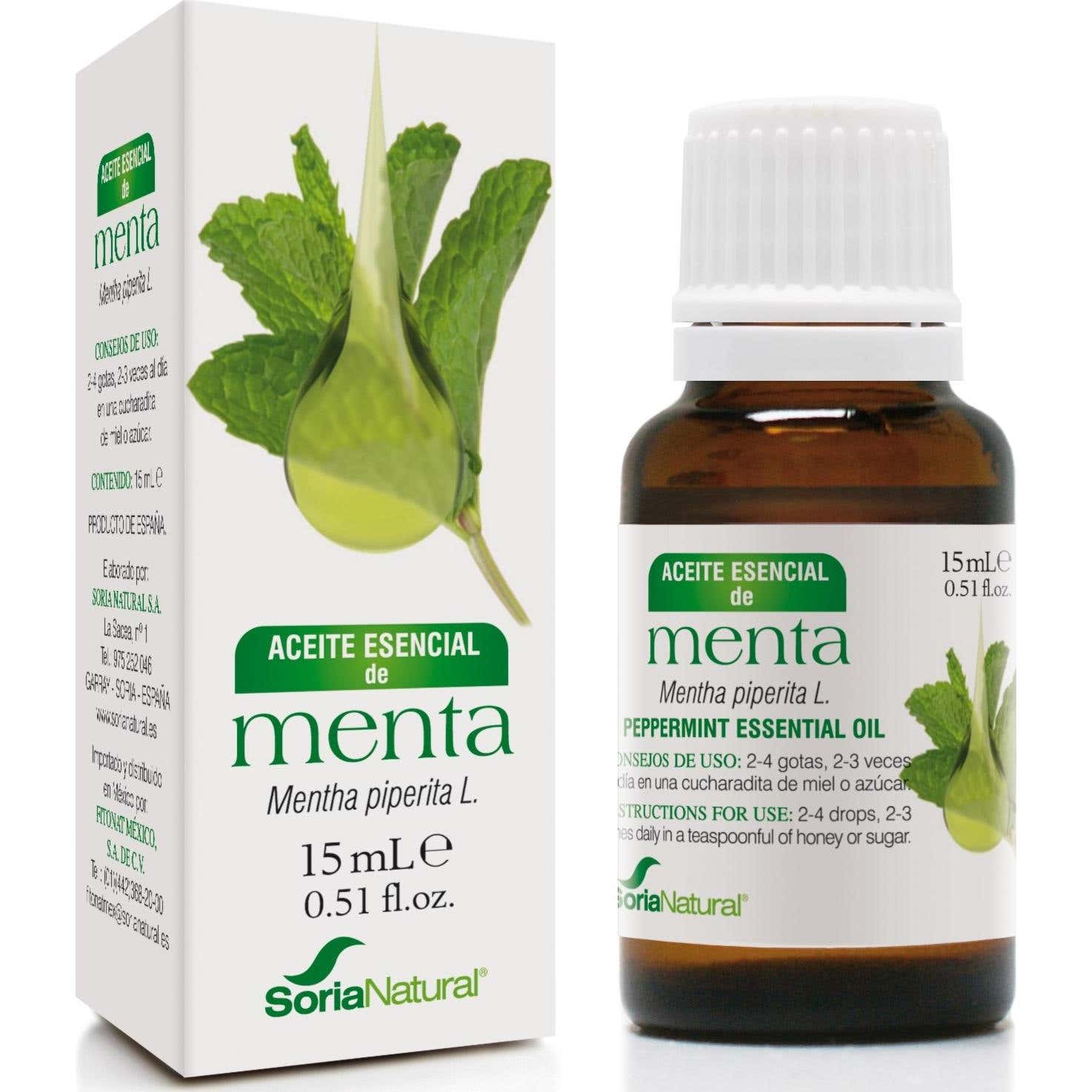 Soria Natural Aceite Esencial De Menta 15ml *