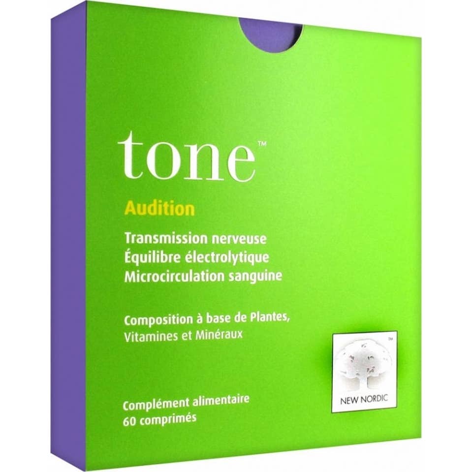 New Nordic Tone Bonne Audition 60 Comprimés
