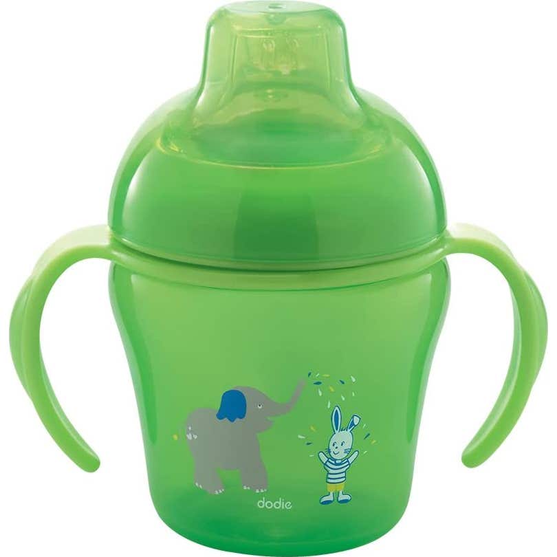 Dodie Tasse d'Apprentissage Silicone Vert 200ml +6 mois