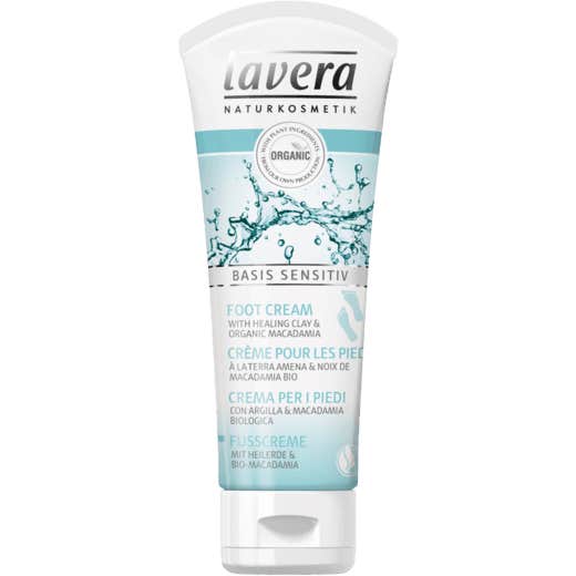 Lavera Basis Crème pour pieds sensibles 75 ml