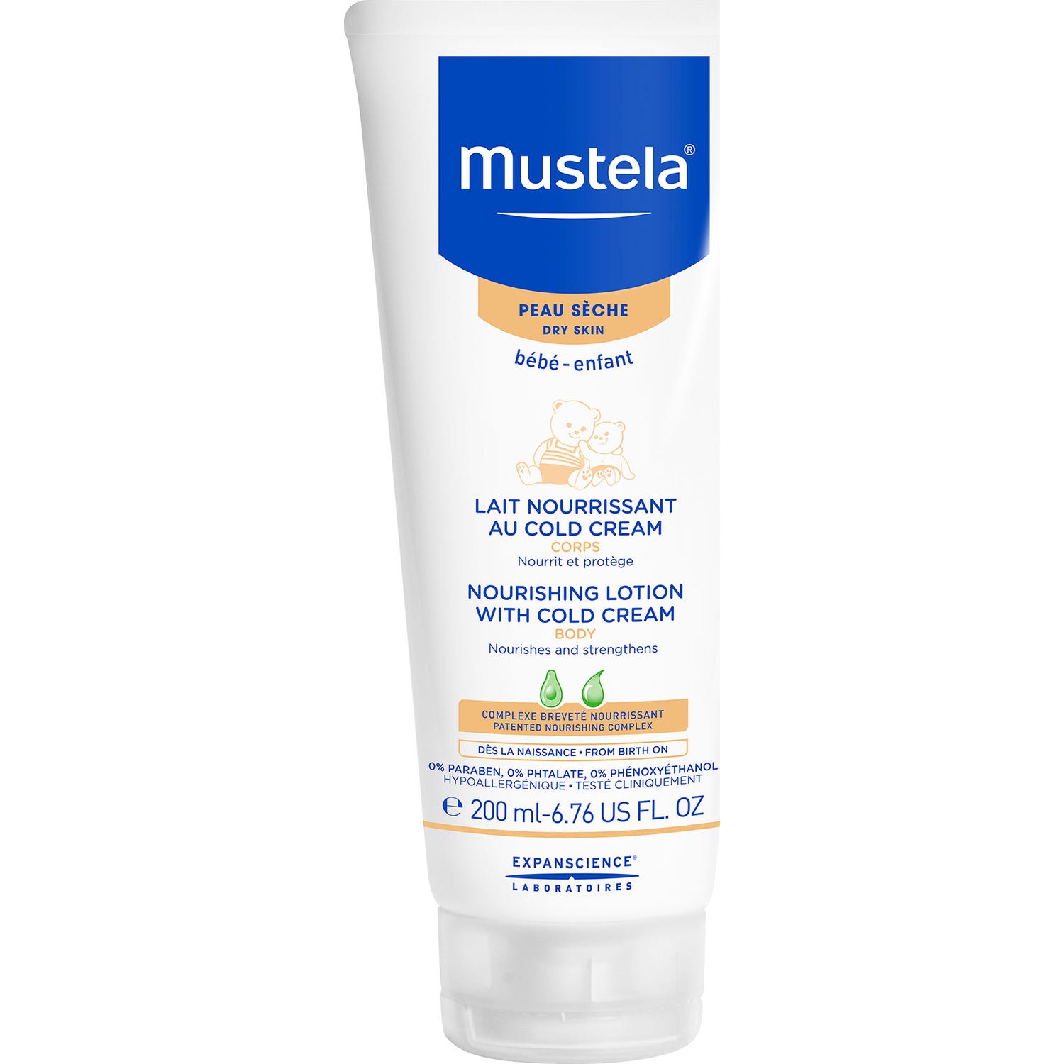 Mustela Lait Nourrissant au Cold Cream 200ml