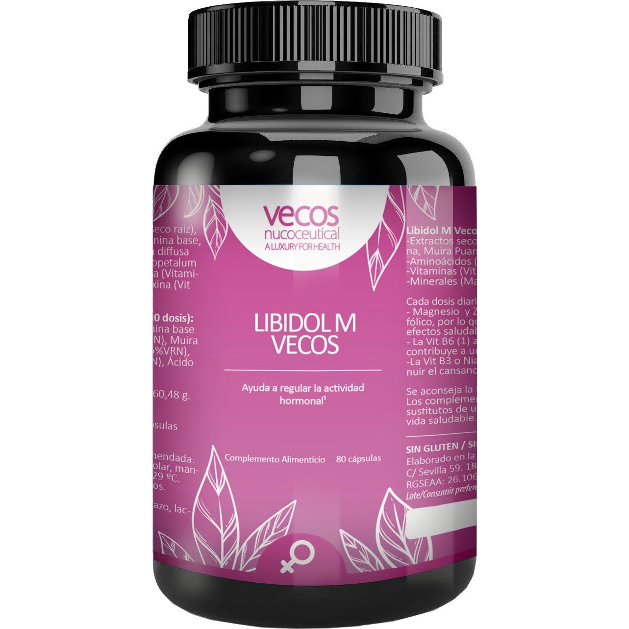 Vecos Nucoceutical Libidol M 80 Cápsulas
