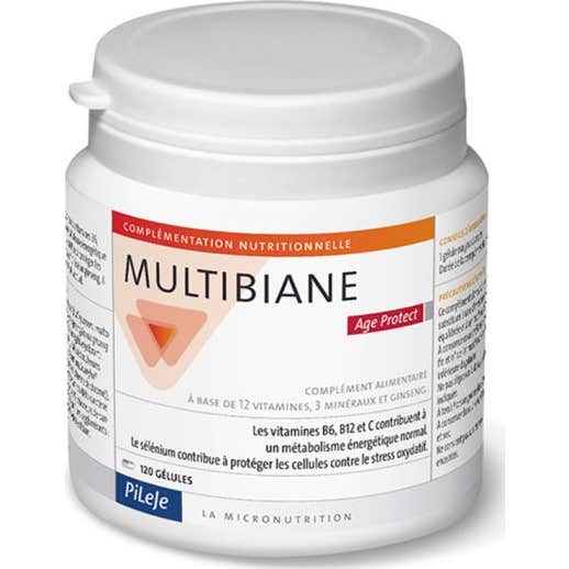 Pileje Multibiane Age Protect 120 Gélules