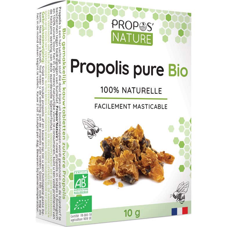 Propos'Nature Propolis Pure à Mâcher Bio 10 g