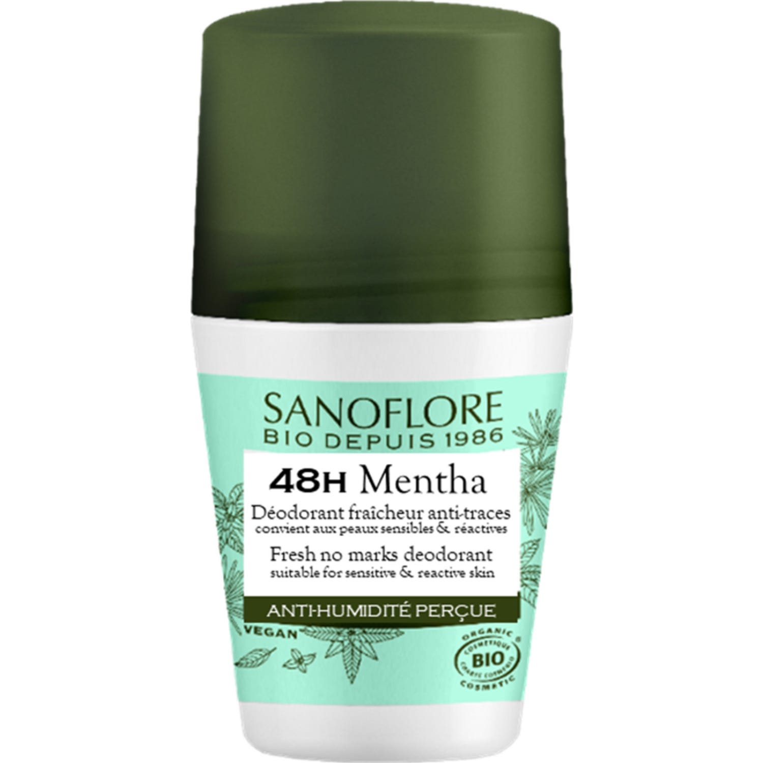 Sanoflore Mentha Déodorant 48h Bio 50ml