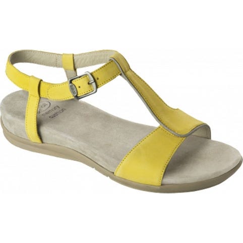 Scholl Nashira Sandale Memory Cushion Jaune Taille 36 1 Paire