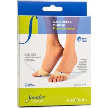 Sanator Garniture de Pied en Silicone Taille 43-45 1 Paire