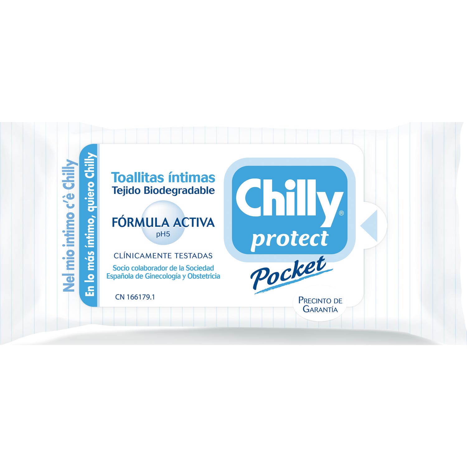 Chilly™ Les lingettes de poche protègent 12 Unités