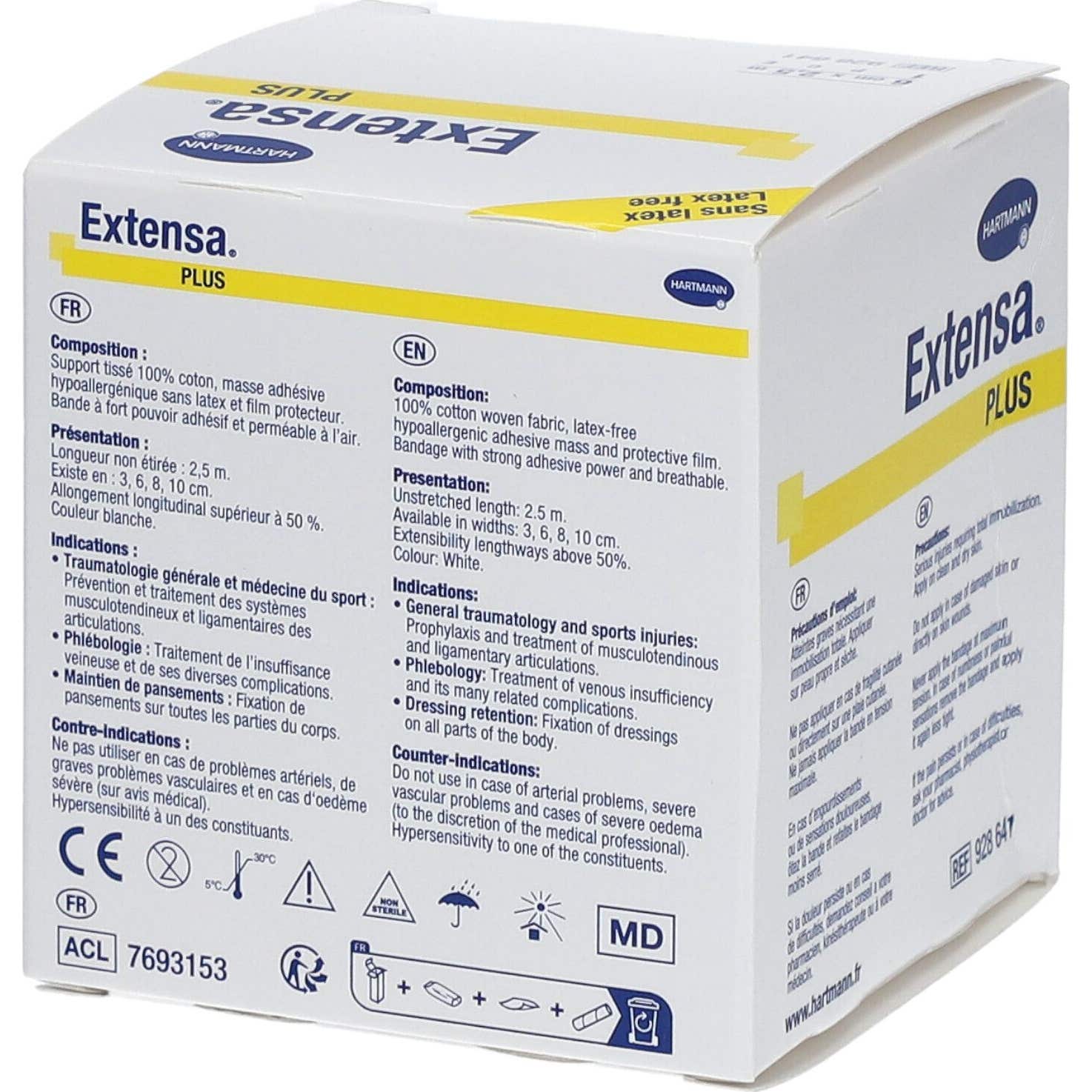 Extensa Plus 2,5Mx6Cm Blan Extensa Plus 2,5Mx6Cm Blan