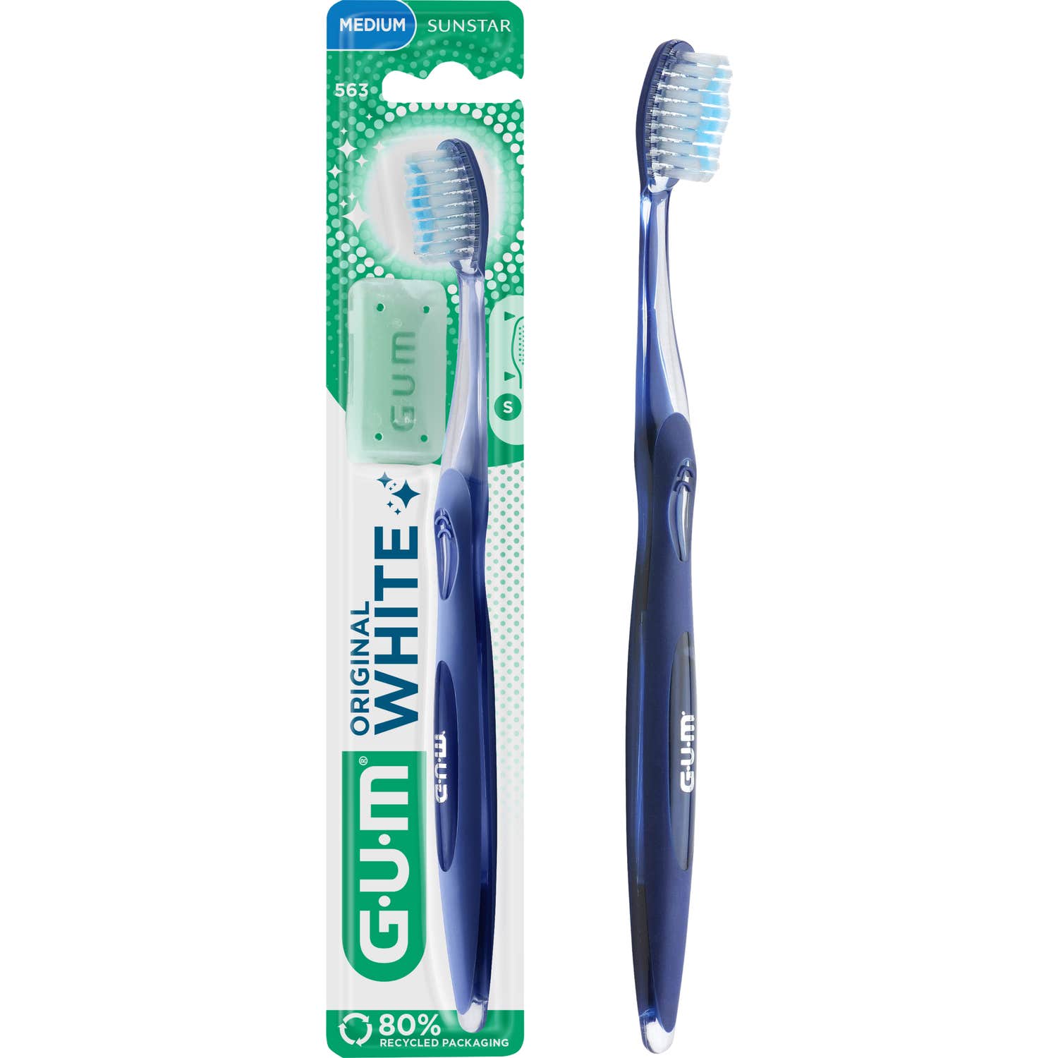 GUM Original White Brosse à Dents Medium