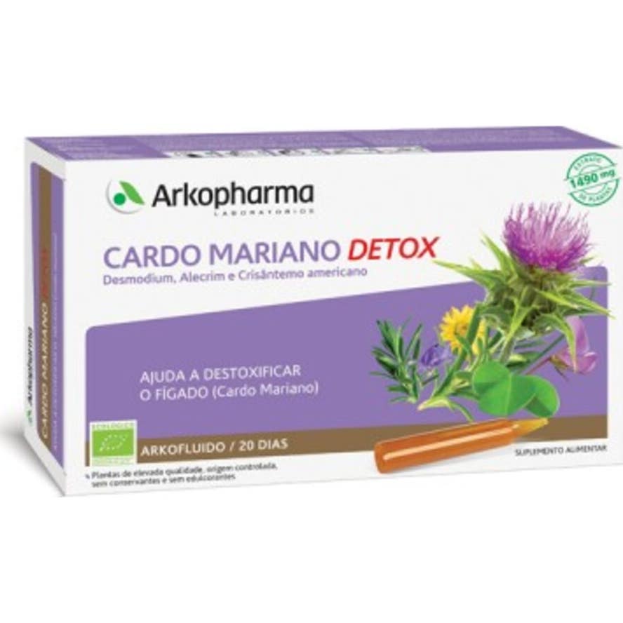 Arkopharma Arkofluides Détoxifiant Hépatique 20 ampoules