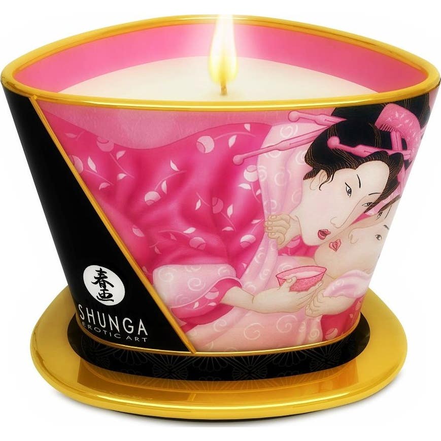 Shunga Bougie Massage 170ml Rose