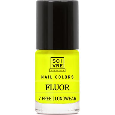 Soivre Cosmetics Nail Colors Fluor Yellow Vernis à ongles 6ml