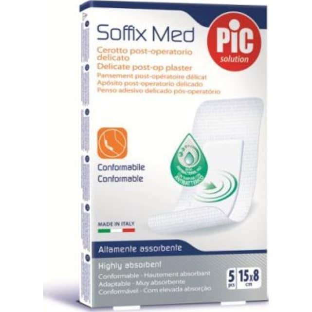 Pic Soffix Med Antibactérien Post Op Enveloppe adhésive 15 X 8 C